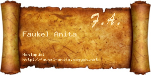 Faukel Anita névjegykártya
